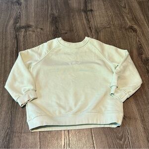 Zara Light Mint Green Crewneck Sweatshirt